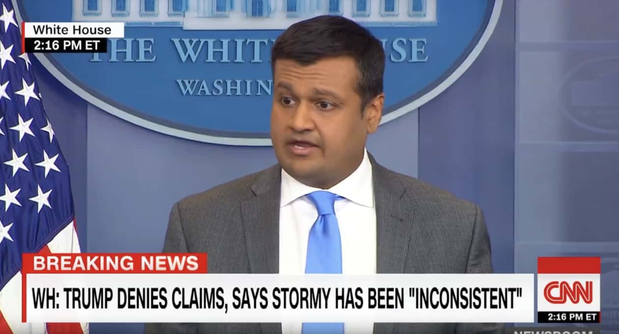 raj shah stormy daniels threat