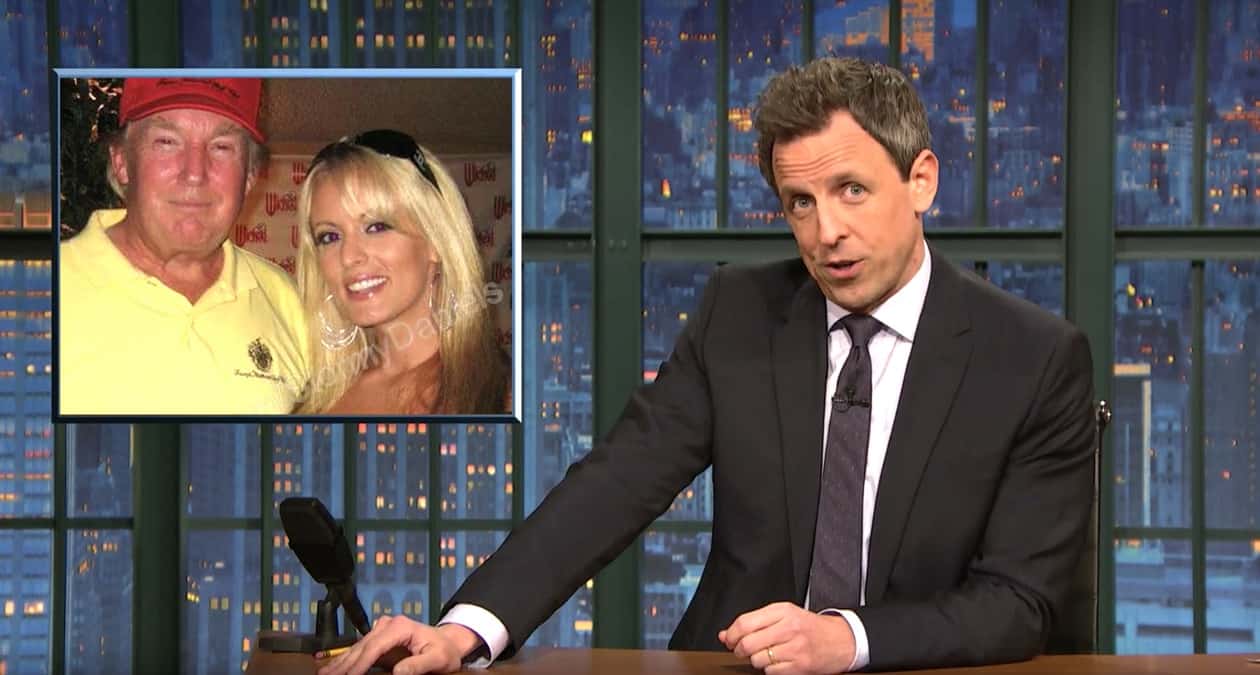 Stormy Daniels Seth Meyers