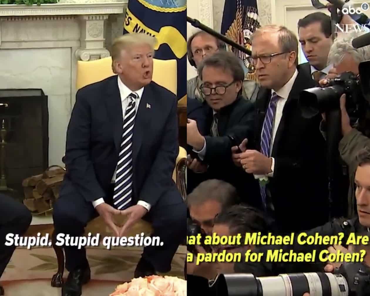 jonathan karl trump stupid question