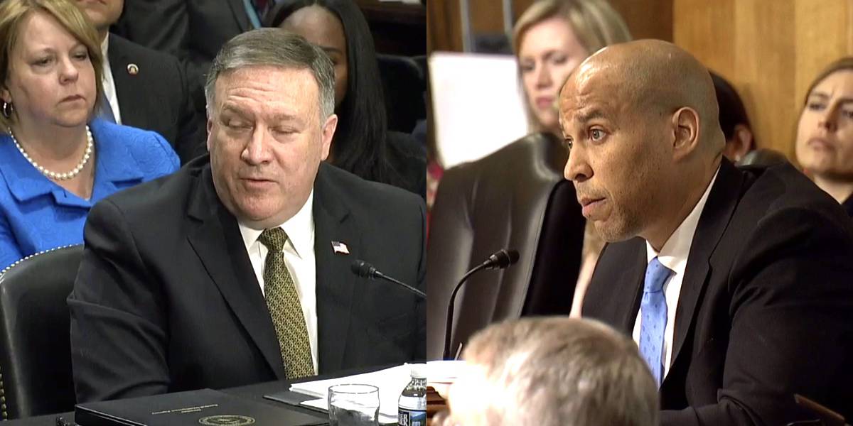 Mike Pompeo Cory Booker