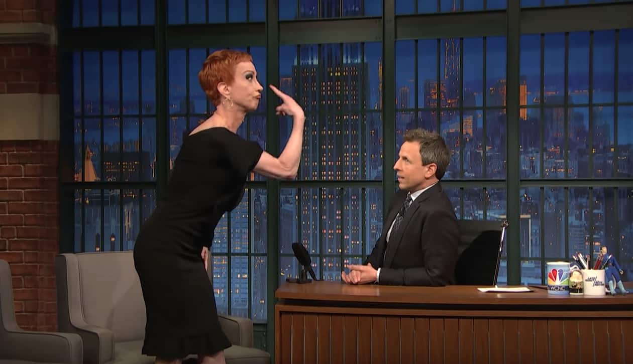 kathy griffin seth meyers