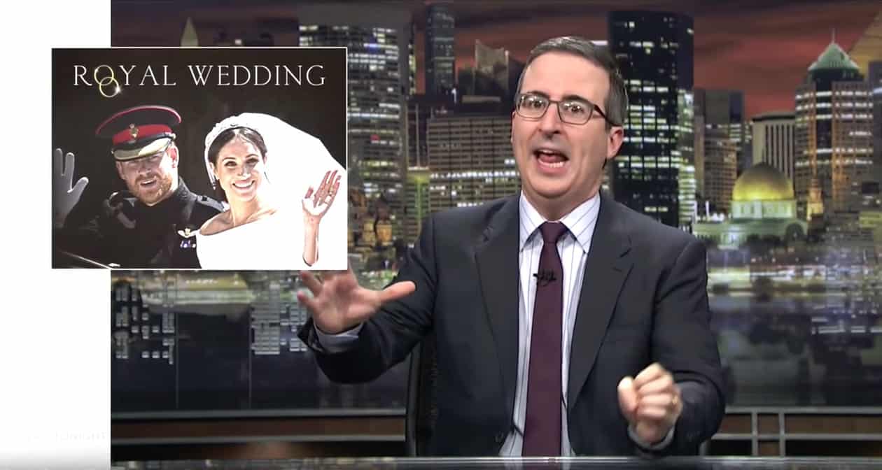 John Oliver royal wedding