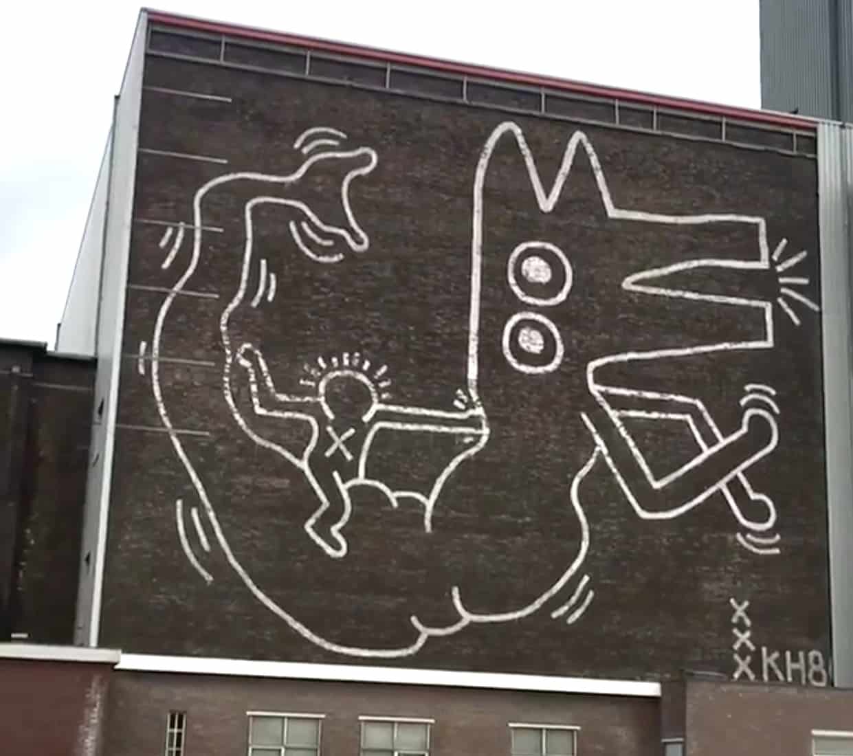 keith haring mural