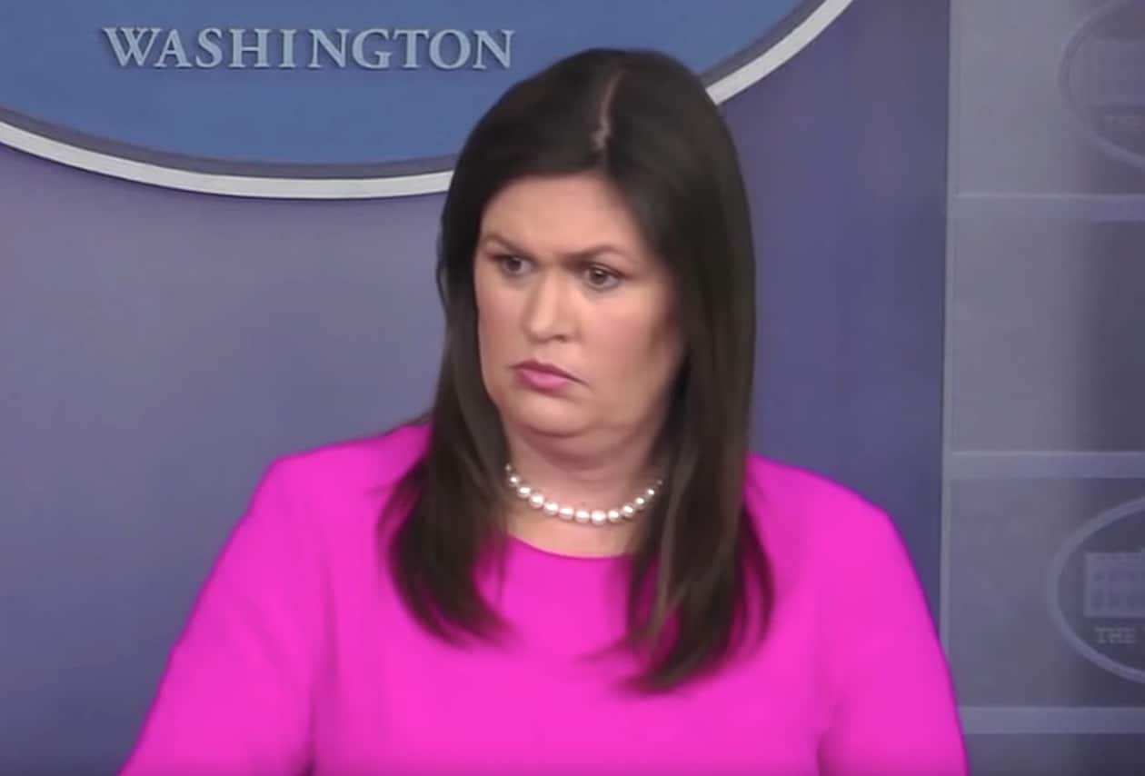 sarah huckabee sanders trump punish