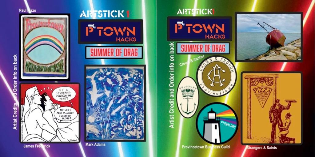 Provincetown stickers, Ptown stickers, art stickers