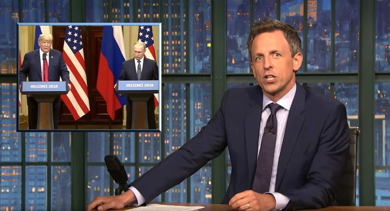 treason summit Seth Meyers