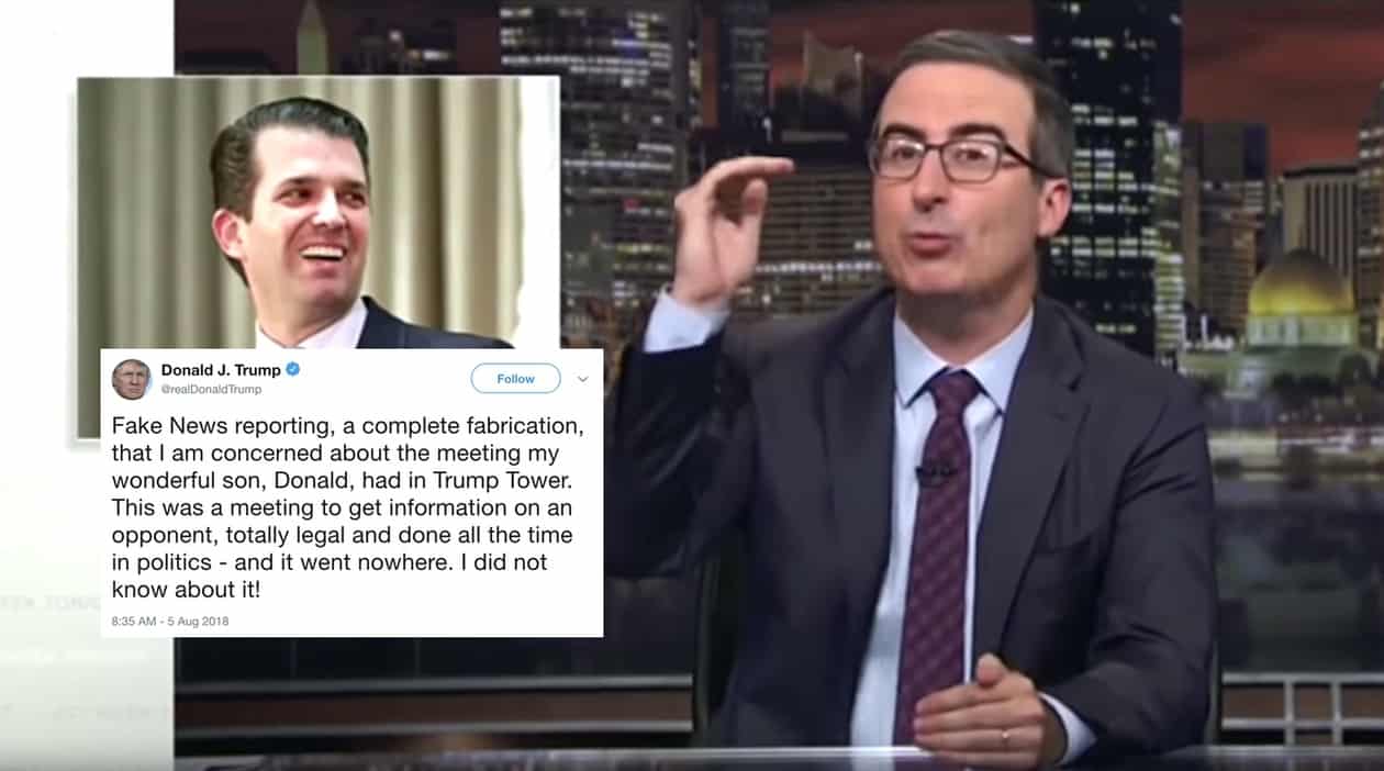 john oliver galling lie