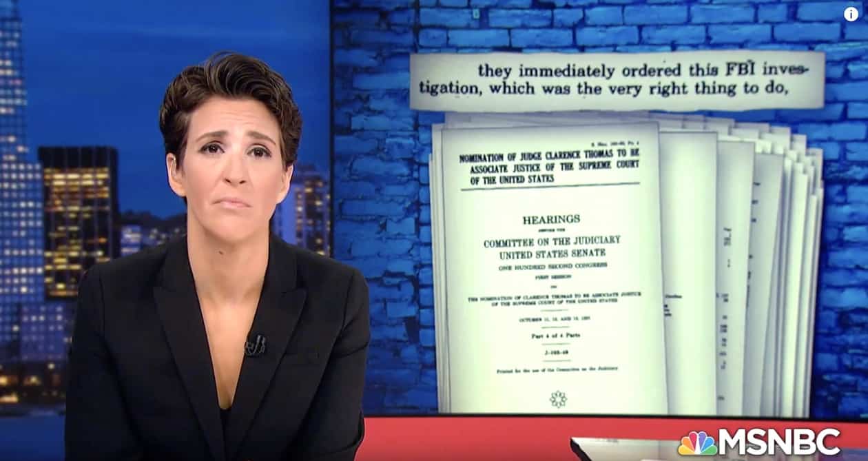 christine blasey ford rachel maddow