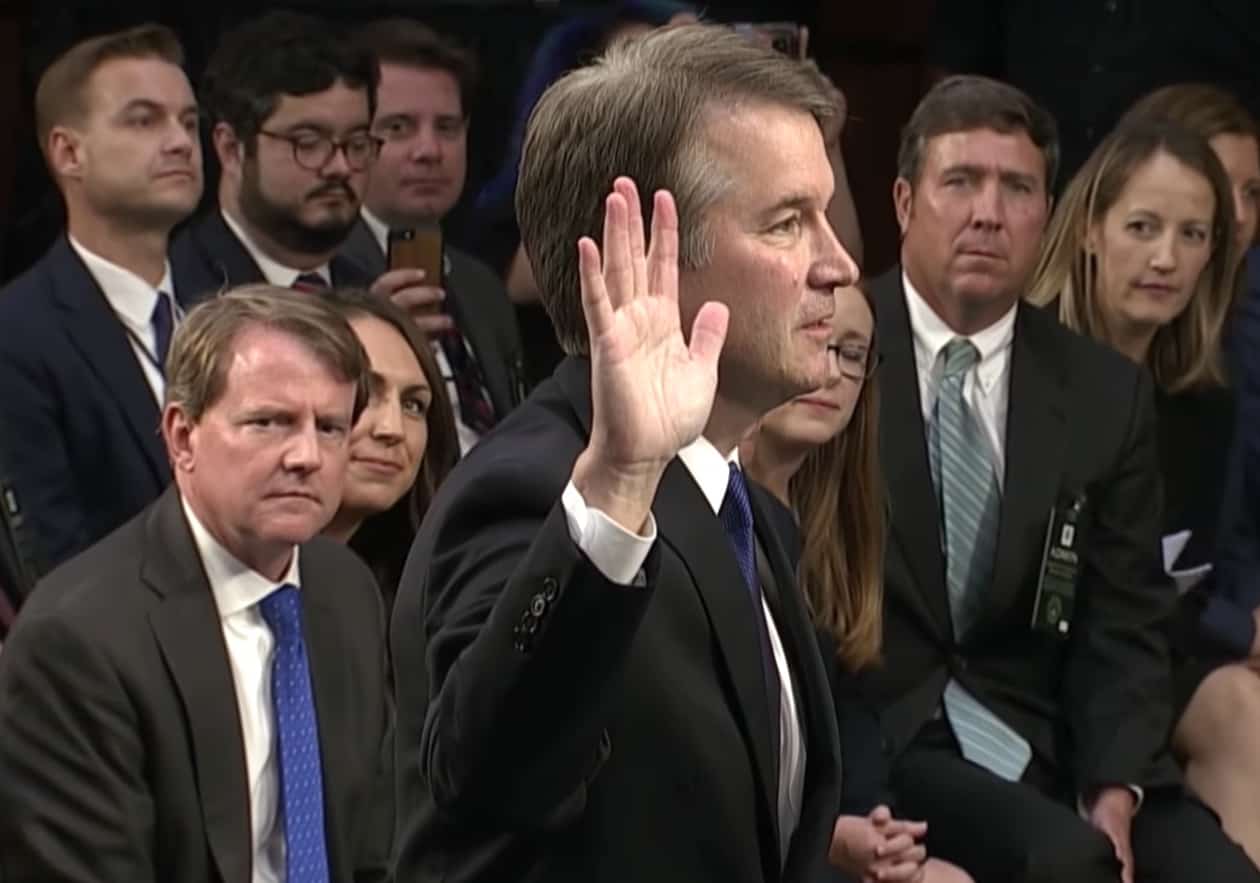 swearing brett kavanaugh