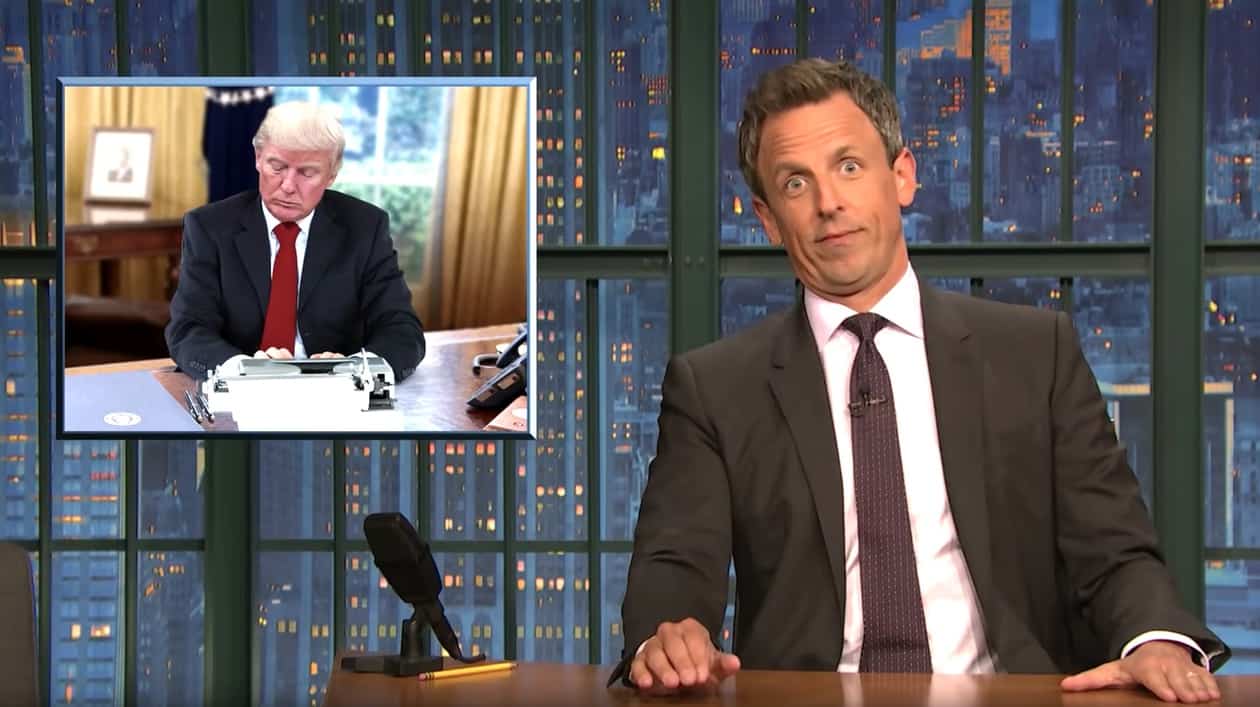 Trump book seth meyers
