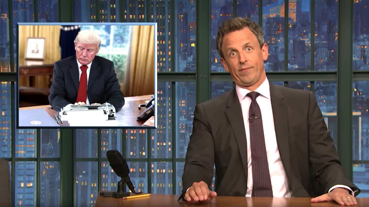 Trump book seth meyers