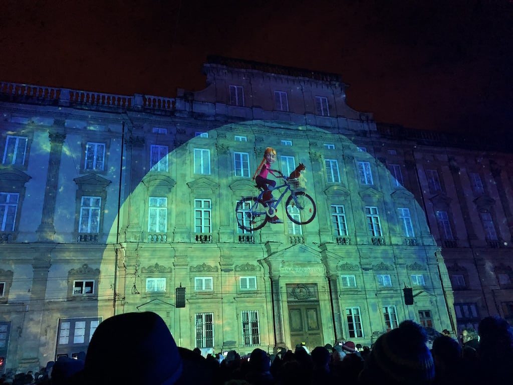 Lyon Light Festival display