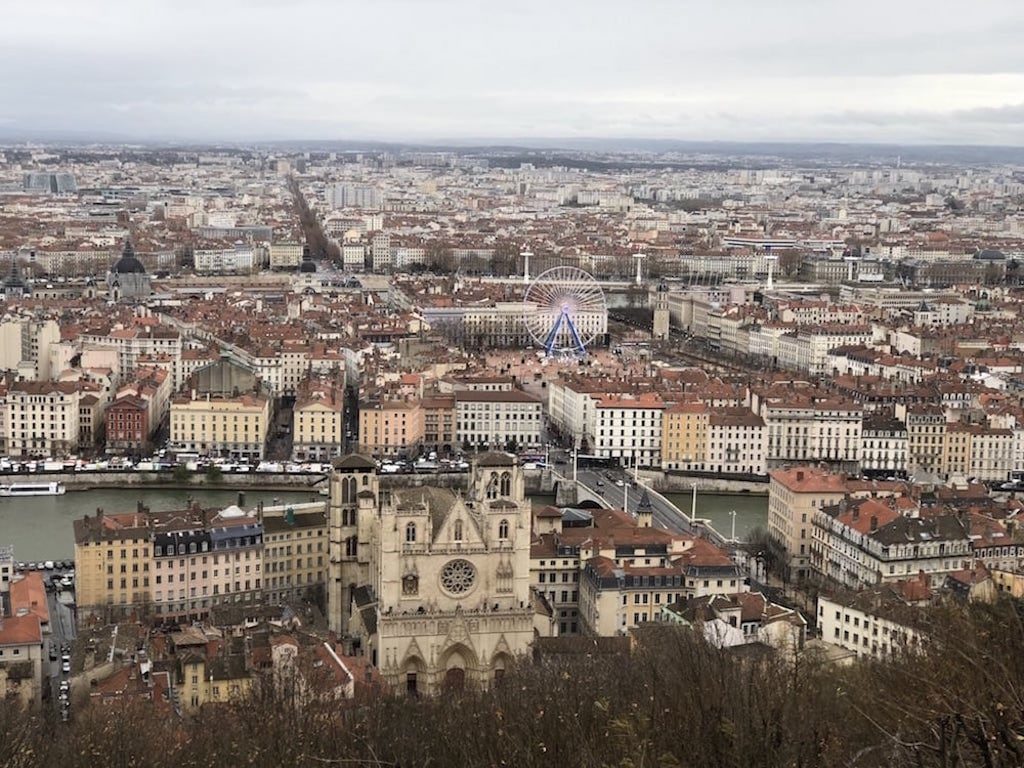 View of Lyon from the Basilica of Notre-Dame