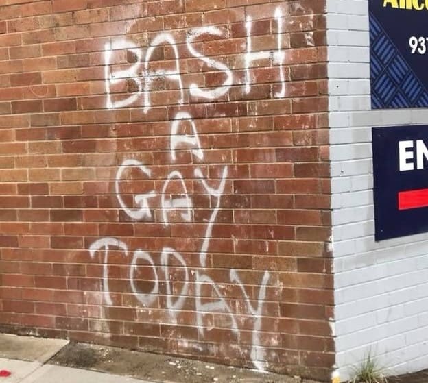 bash a gay today