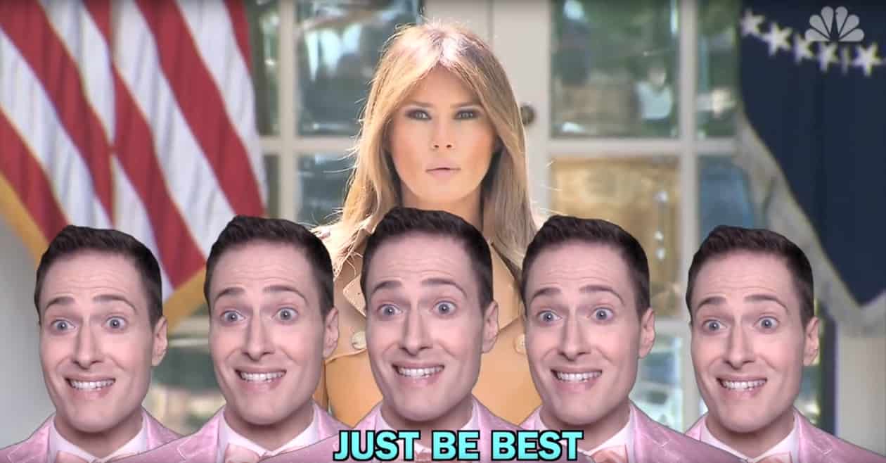 Melania Trump Randy Rainbow Be Best