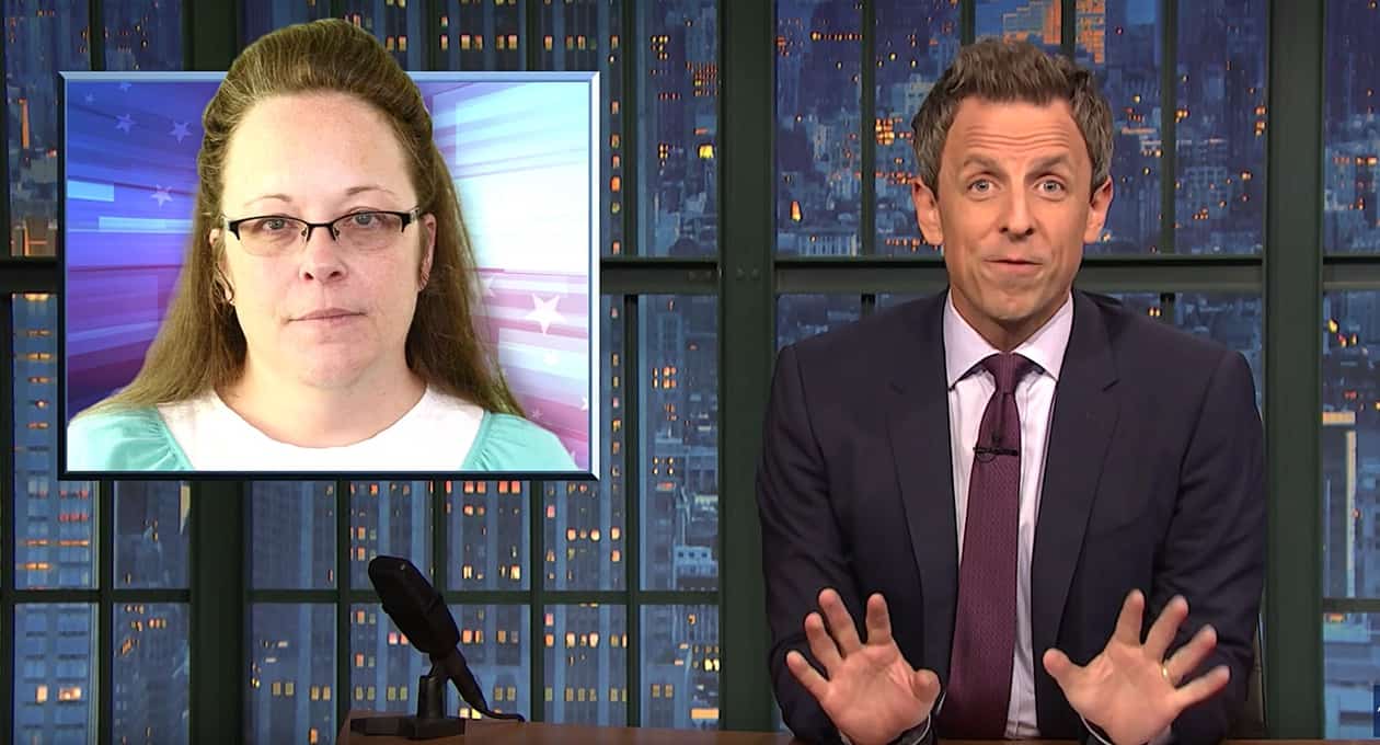 seth meyers kim davis