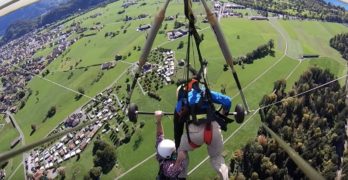 hang gliding