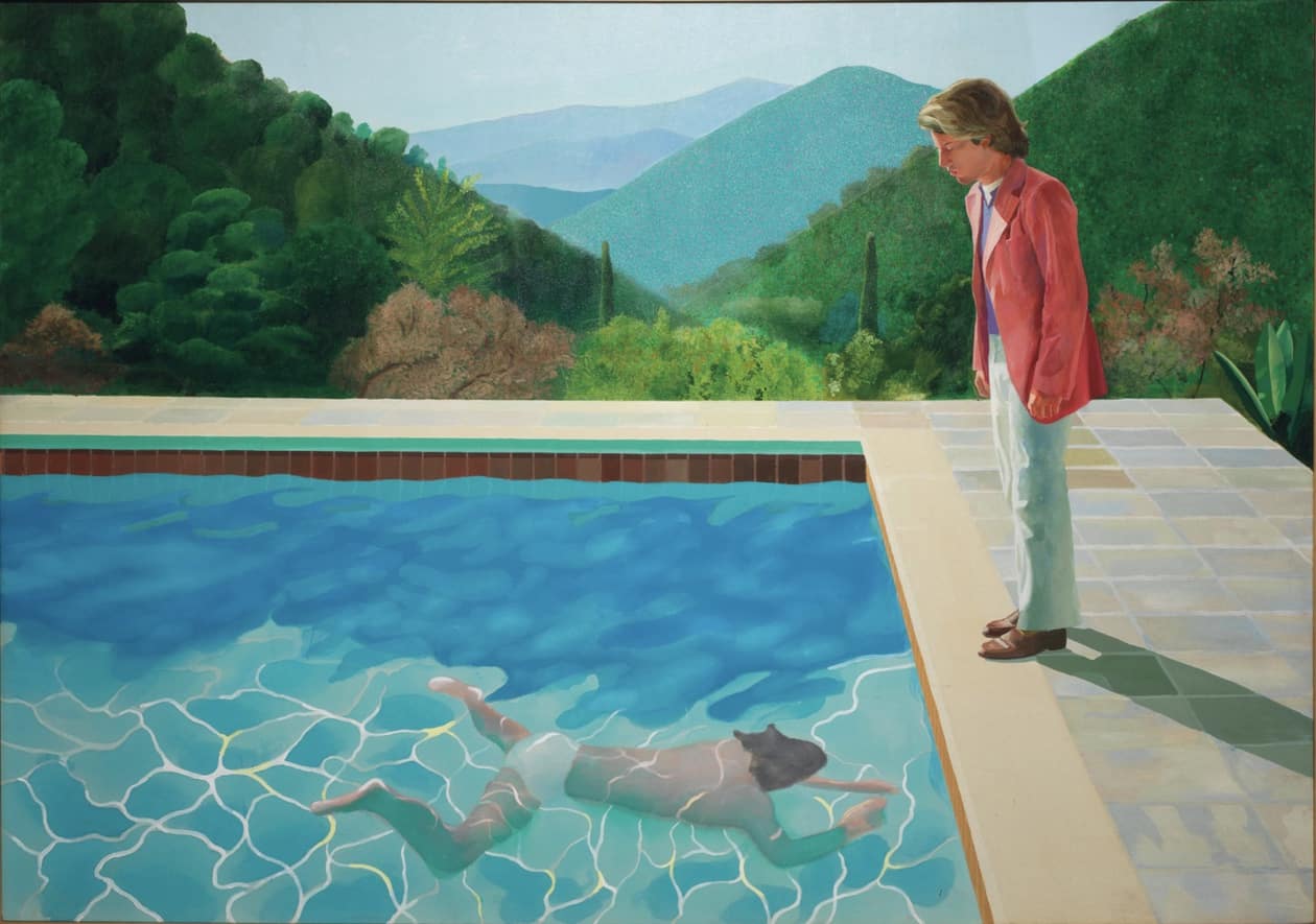 David Hockney portrait