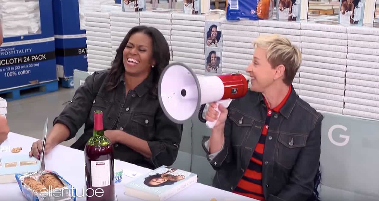 michelle obama ellen