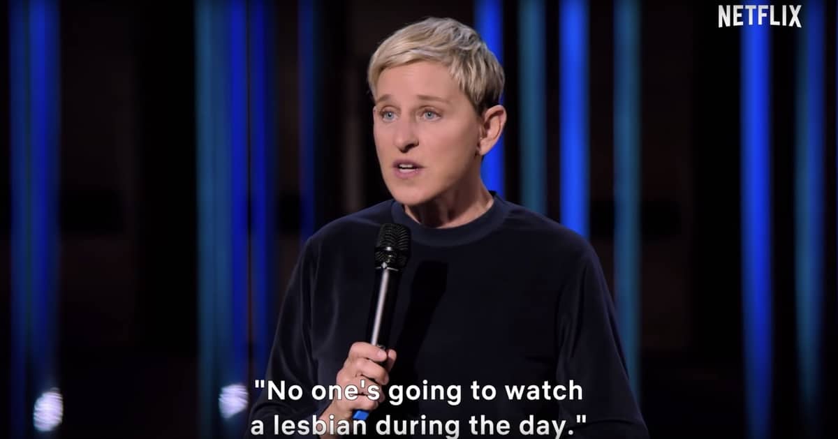 ellen DeGeneres stand-up