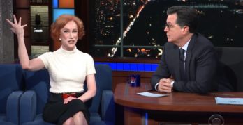 Kathy Griffin Stephen Colbert