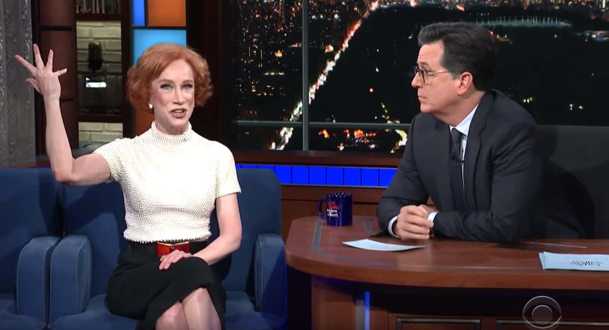 Kathy Griffin Stephen Colbert