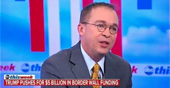 terrible human being Mick Mulvaney