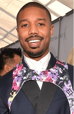 Michael B. Jordan Wears Louis Vuitton Harness at SAG Awards