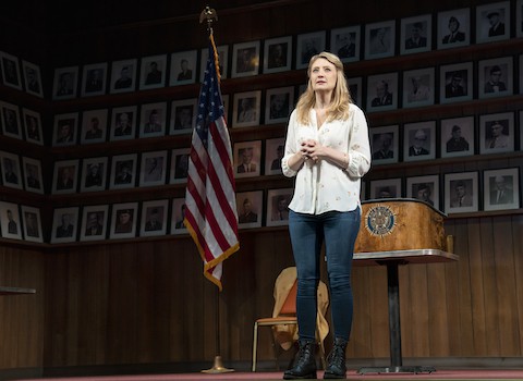 ÂWhat The Constitution Means To Meâ Is The First Must-See Show Of The Year: Review 3 Heidi Schreck in WHAT THE CONSTITUTION MEANS TO ME at Broadways Helen Hayes Theater. Photo by Joan Marcus 5