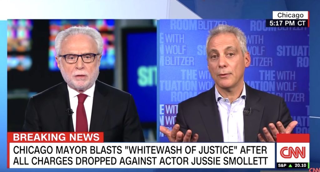 Rahm Emanuel Wolf Blitzer