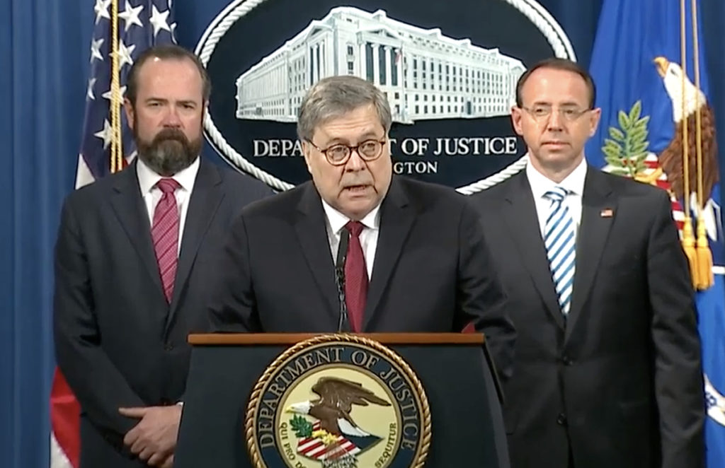 Barr press conference