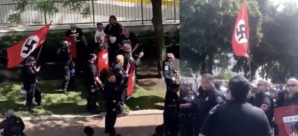nazis motor city pride