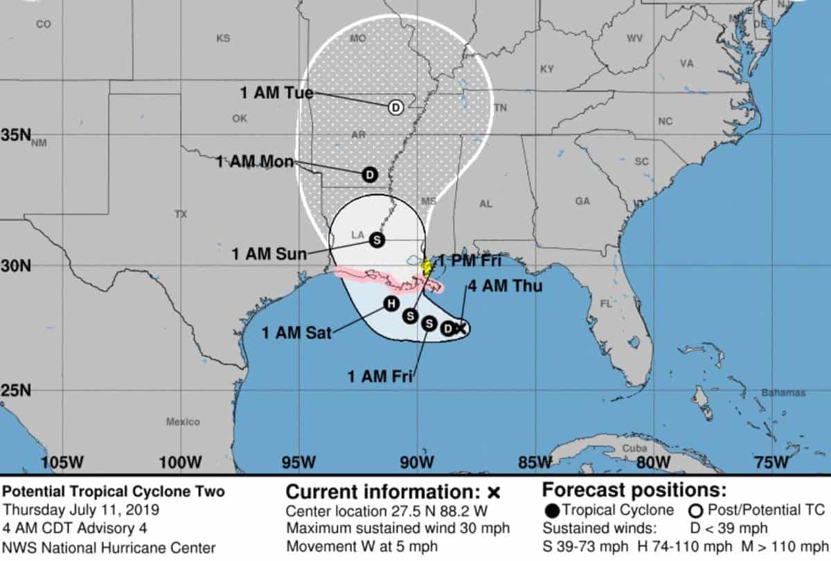 Louisiana Braces For First Possible Hurricane Landfall Of The Season