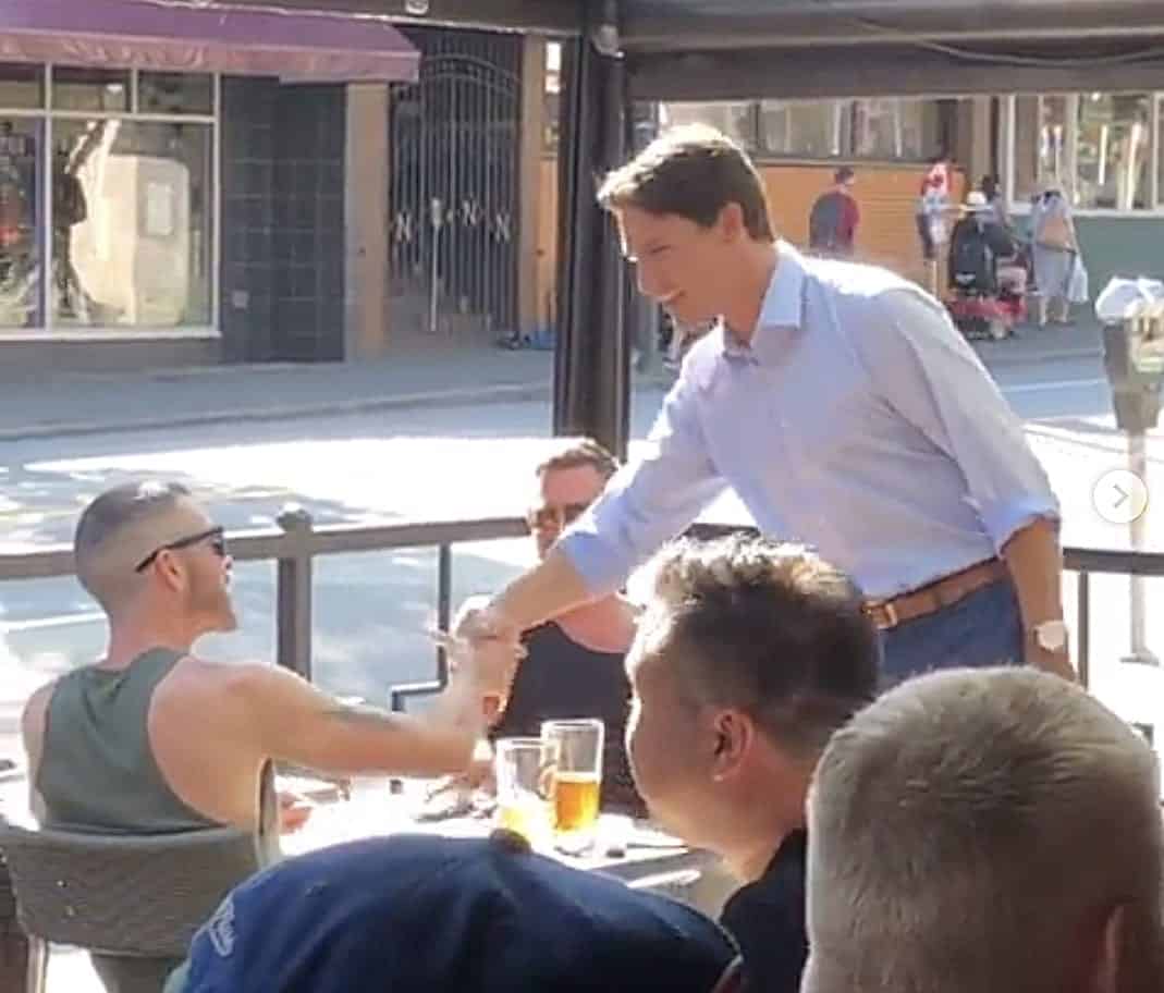 Justin Trudeau gay bar