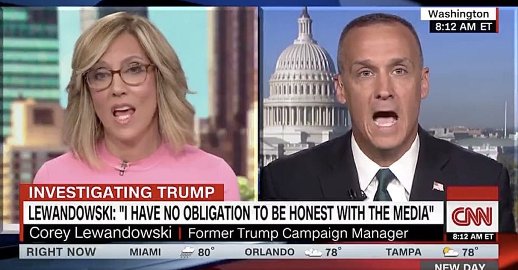 Corey Lewandowski Alisyn Camerota