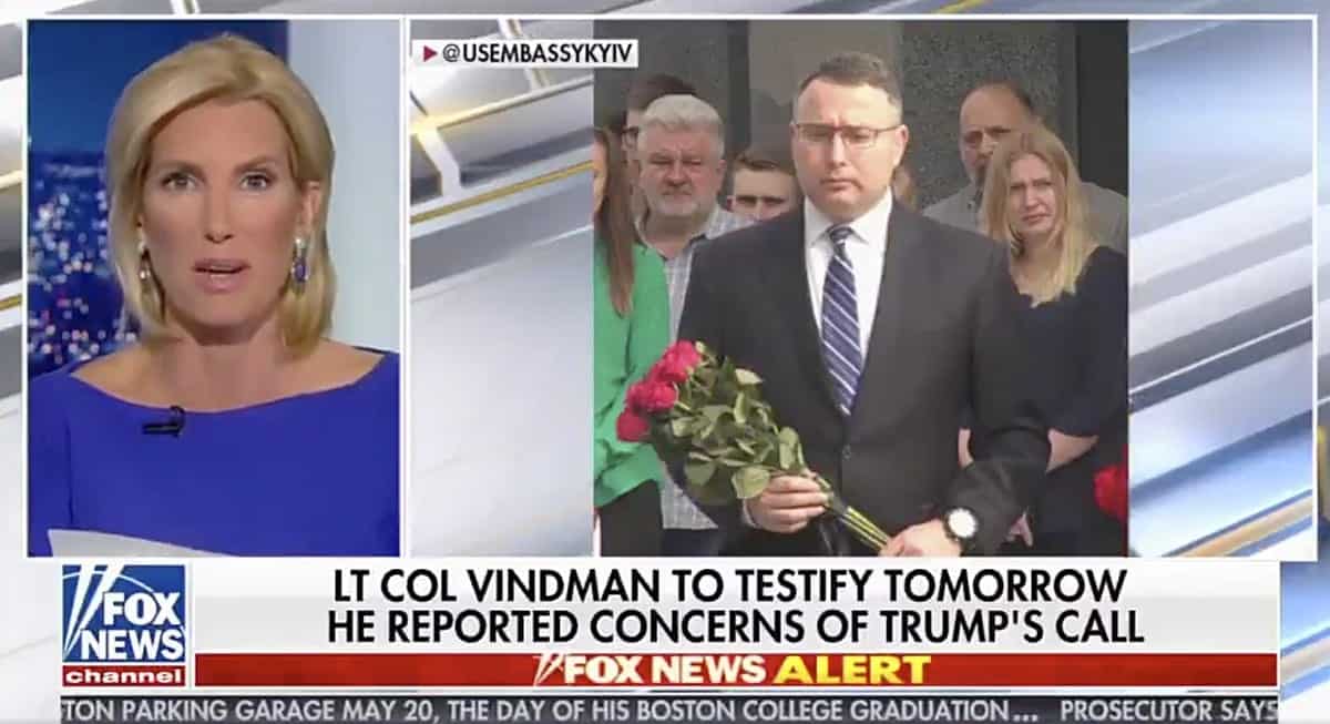 Alexander Vindman Laura Ingraham