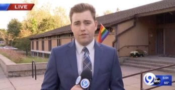 church rainbow flag