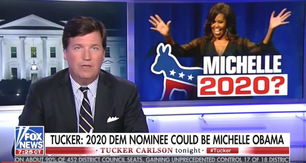 tucker carlson michelle obama