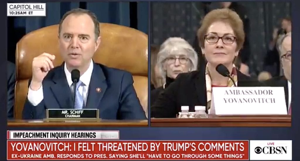 adam schiff marie Yovanovitch