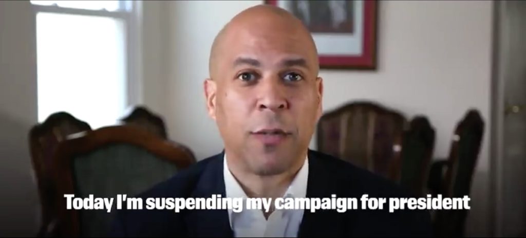 cory booker president