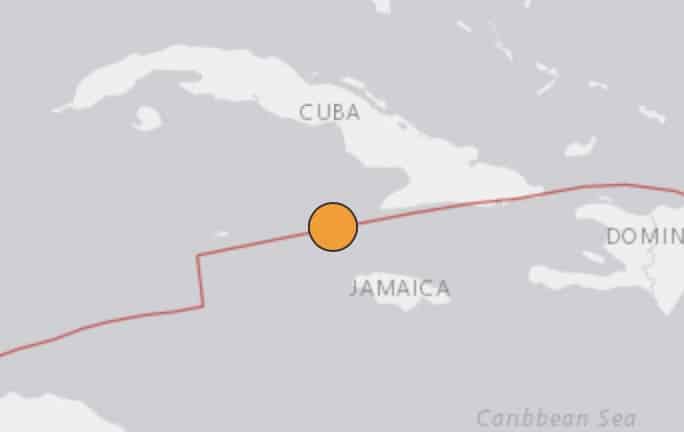 earthquake jamaica cuba