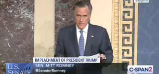 In Historic Break with Party, Mitt Romney Says He’ll Vote to Convict Trump