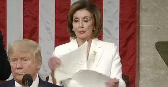 pelosi ripping speech