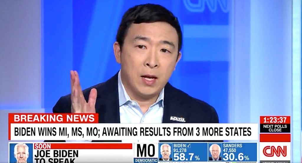 Andrew Yang Joe Biden