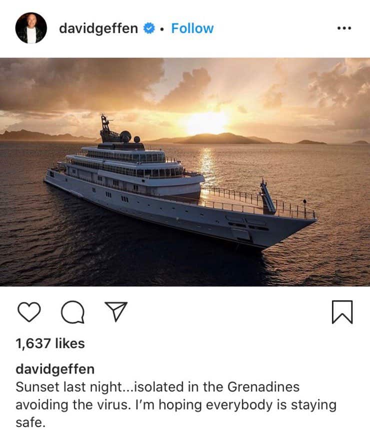 David Geffen yacht