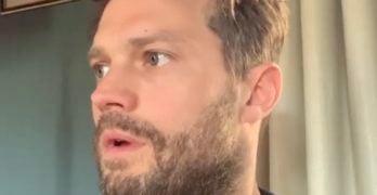 Jamie Dornan drag