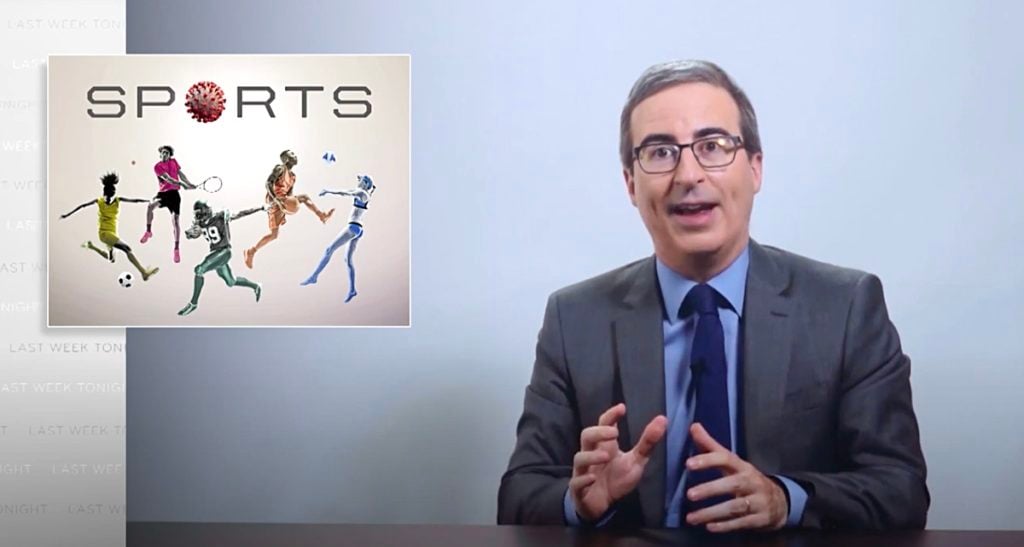 john oliver coronavirus sports