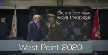 trump west point ramp