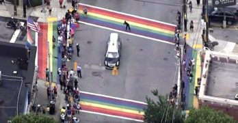 john lewis rainbow crosswalks