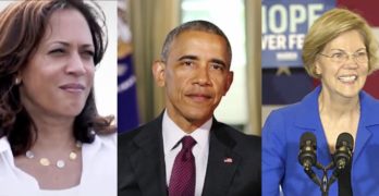 kamala harris barack obama elizabeth warren